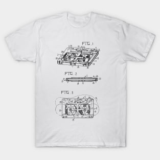 Cassette Patent Design T-Shirt T-Shirt